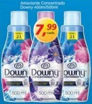 Supermercados Guanabara Amaciante Concentrado Downy 450ml/500ml oferta