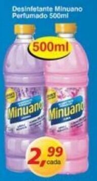 Supermercados Guanabara Desinfetante Minuano Perfumado 500ml oferta