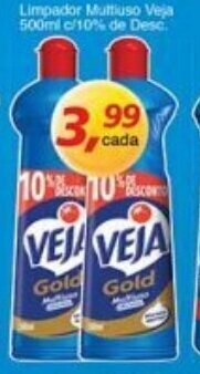 Supermercados Guanabara Limpador Multiuso Veja 500ml c/ 10% de Desc. oferta
