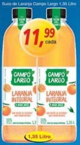Supermercados Guanabara Suco de Laranja Campo Largo 1.35L oferta