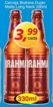Supermercados Guanabara Cerveja Brahma Duplo Malte Long Neck 330ml oferta
