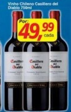 Vinho Chileno Casillero del Diablo 750ml