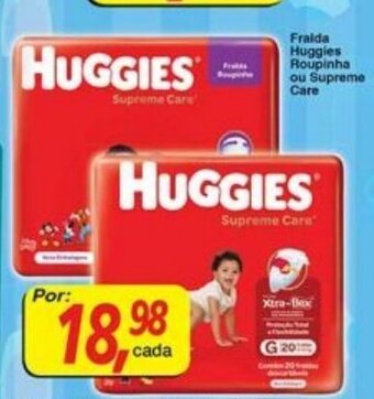 Supermercados Guanabara Fralda Huggies Roupinha ou Supreme Care oferta