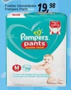 Supermercados Guanabara Fraldas Descartaveis Pampers Pants oferta