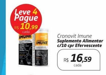 Drogal Suplementos nutricionais cronovit imune oferta
