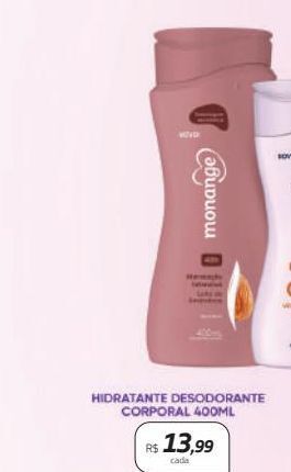 Creme hidratante monange