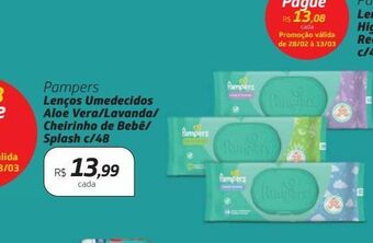 Lenços umedecidos pampers