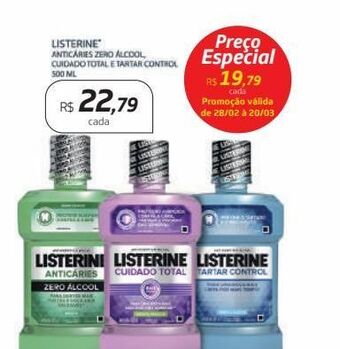 Drogal Enxágue bucal listerine oferta