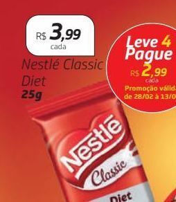Chocolates nestlé classic