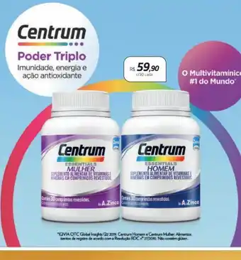 Drogal Suplementos nutricionais centrum oferta