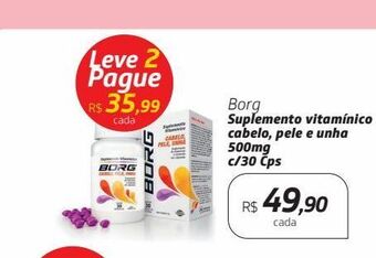 Drogal Suplemento vitanímico borg oferta