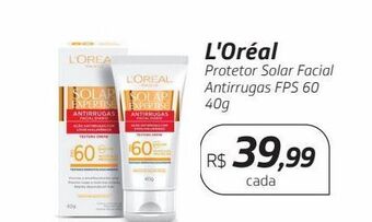 Drogal Protetor solar l'oréal oferta