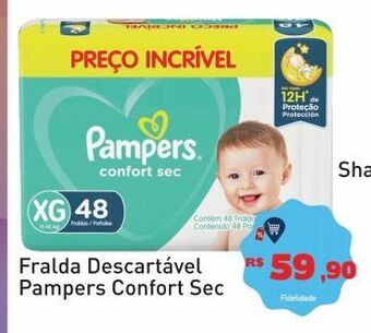 Tonin Superatacado Fralda descartável pampers confort sec oferta
