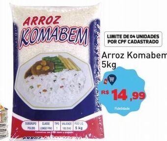 Tonin Superatacado Arroz komabem 5kg oferta