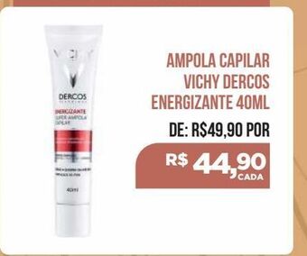 Ampola capilar vichy dercos energizante 40ml