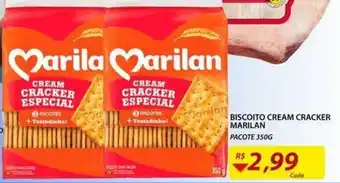 Assaí Atacadista Biscoito Cream Cracker Marilan 350g oferta