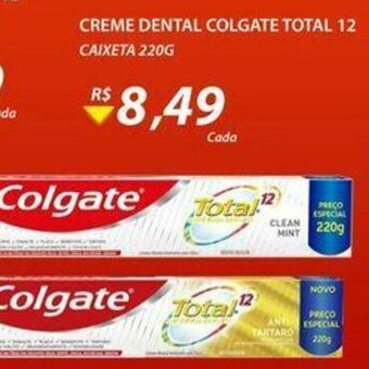 Assaí Atacadista Creme Dental Colgate Total 12 220g oferta