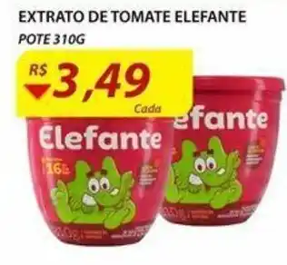 Assaí Atacadista Extrato de Tomate Elefante 310g oferta