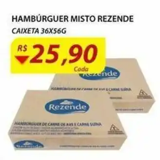 Assaí Atacadista Hamburguer Misto Rexende 36x56g oferta