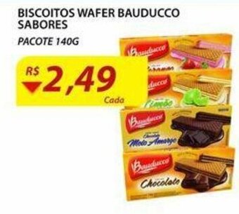 Assaí Atacadista Biscoitos Wafer Bauducco sabores 140g oferta