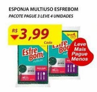 Assaí Atacadista Esponja Multiuso Esfrebom oferta