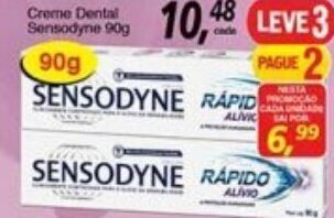 Supermercados Guanabara Creme Dental Sensodyne 90g oferta