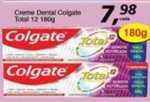 Supermercados Guanabara Creme Dental Colgate Total 12 180g oferta