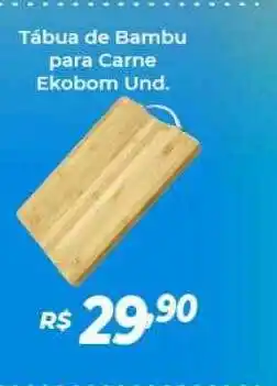 Atakarejo Tábua De Bambu Para Carne Ekobom oferta