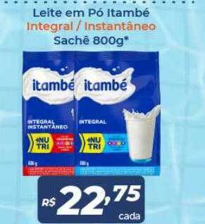 Atakarejo Leite Em Pó Itambé Integral Instantâneo oferta