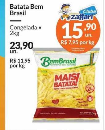 Zaffari Batata Bem Brasil oferta