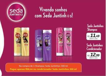 Drogal Seda Juntinhos Shampoo Seda Juntinhos Condicionador oferta