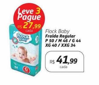 Drogal Flock Baby Fralda Regular oferta