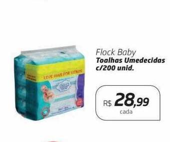 Drogal Flock Baby Toalhas Umedecidas oferta