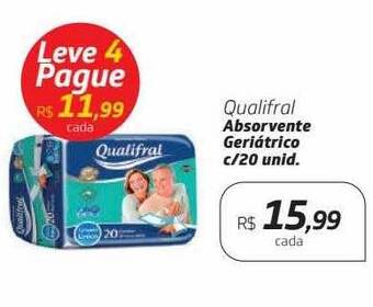 Drogal Qualifral Absorvente Geriátrico oferta
