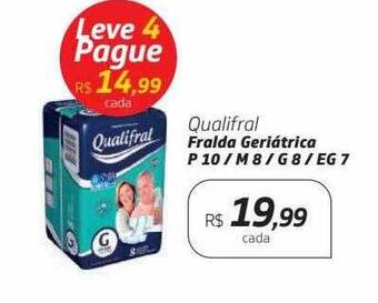 Drogal Qualifral Fralda Geriátrica oferta