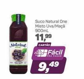 Supermercados São Vicente Suco Natural One Misto Uva Maçã oferta
