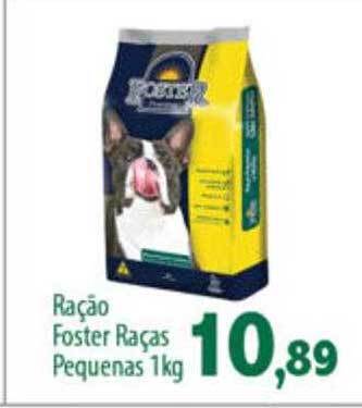 Econômico Atacadão Ração Foster Raças Pequenas oferta