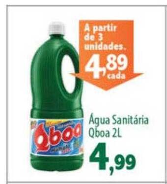 Econômico Atacadão água Sanitária Qboa oferta