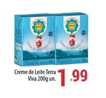 Rede Top Creme de Leite Terra Viva 200g un, oferta