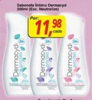 Supermercados Guanabara Sabonete Intimo Dermacyd 200ml oferta