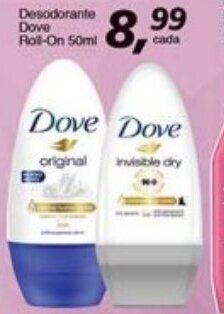 Supermercados Guanabara Desodorante Dove Roll-On 50ml oferta