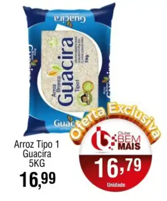 Supermercado Bem Barato Arroz tipo 1 Guacira 5kg oferta