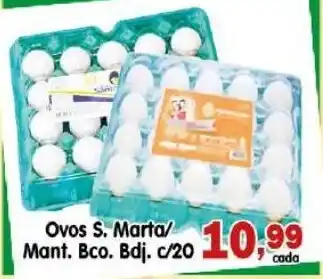 Higa's Supermercado Ovos S.Marta/ Mant. Bco. Bdj. c/20 oferta