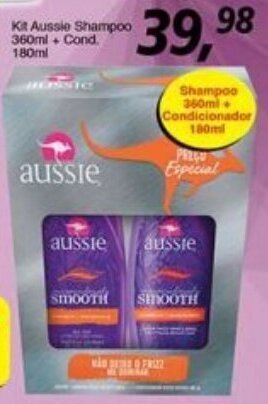 Supermercados Guanabara Kit Aussie Shampoo 360ml + Cond. 180ml oferta