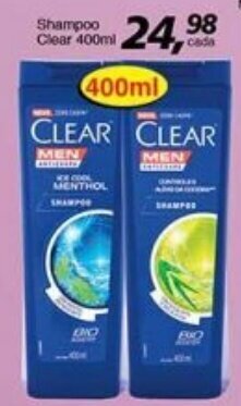 Supermercados Guanabara Shampoo Clear 400ml oferta