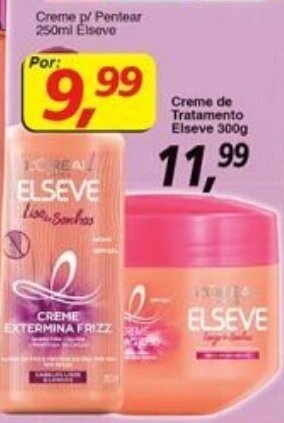 Supermercados Guanabara Creme p/ Pentear Elseve 250ml oferta