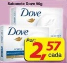 Supermercados Guanabara Sabonete Dove 90g oferta