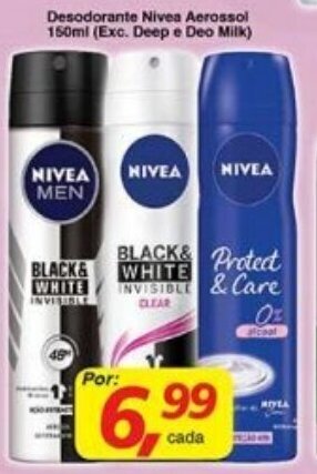 Supermercados Guanabara Desodorante Nivea Aerossol 150ml oferta