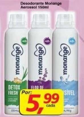 Supermercados Guanabara Desodorante Monange Aerossol 150ml oferta