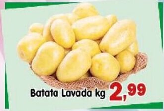 Higa's Supermercado Batata Lavada 1kg oferta
